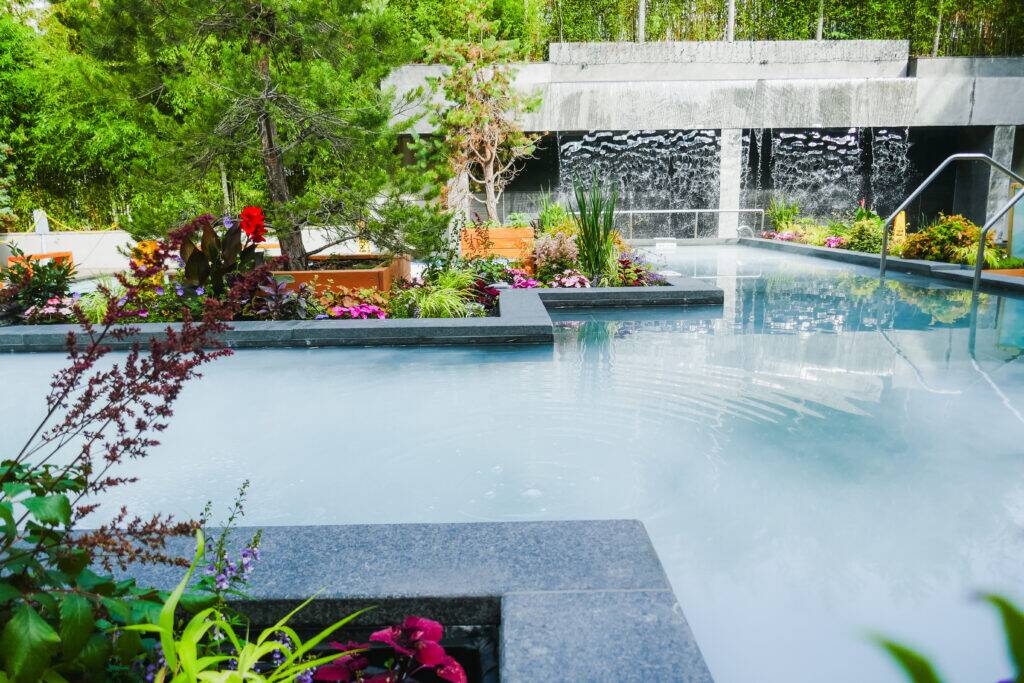 The silk bath at SoJo Spa Club
